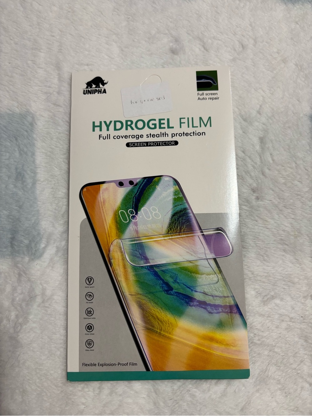 Brand New Unipha Hydrogel Screen Protector IPhone SE3